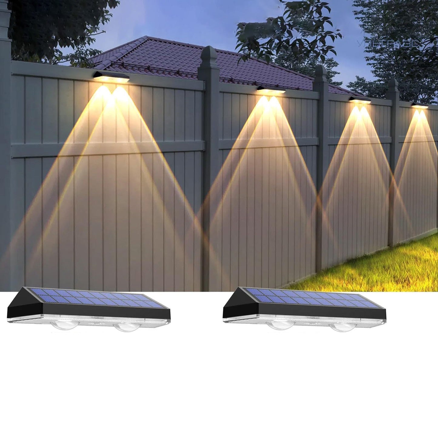 Sakerplus Wall Mount Solar Lights
