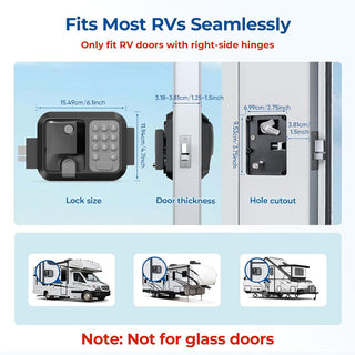 Sakerplus RV Keyless Entry Door Lock