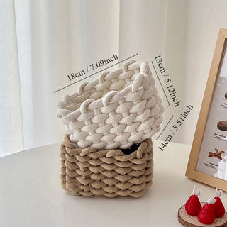 Sakerplus® Macrame Woven Storage Basket Set