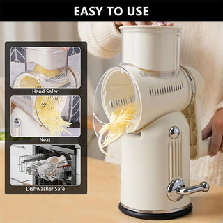 Sakerplus® Effortless Rotary Cheese Grater System