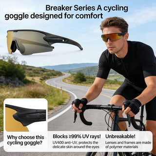 Sakerplus® Lightweight Polarized Sports Sunglasses