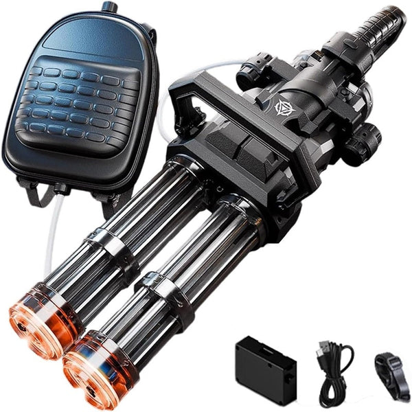 Sakerplus® Electric Gatling Double Barrel Water Gun