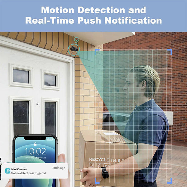Sakerplus® Mini Wireless WiFi Indoor Security Camera With Night Vision