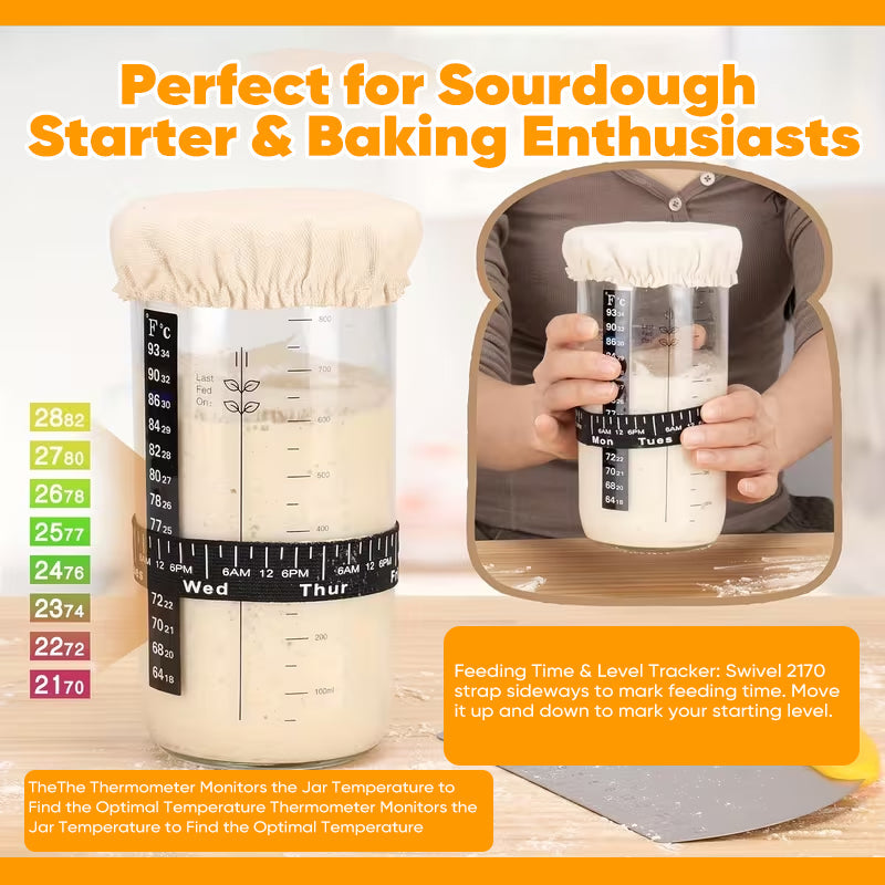 Sakerplus® Sourdough Baking Essentials Starter Set