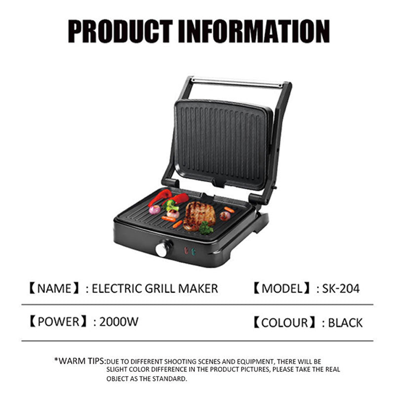 Sakerplus 3 in 1 Panini Sandwich Maker