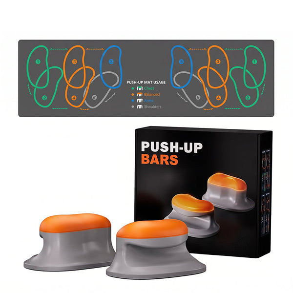 Sakerplus® Ergonomic Push Up Bars With Mat