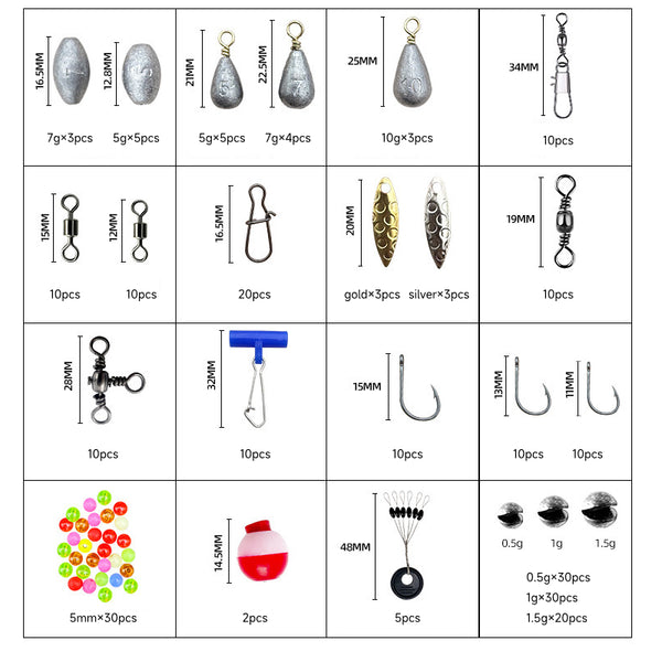Sakerplus® Fishing Gear Accessories Kit Set