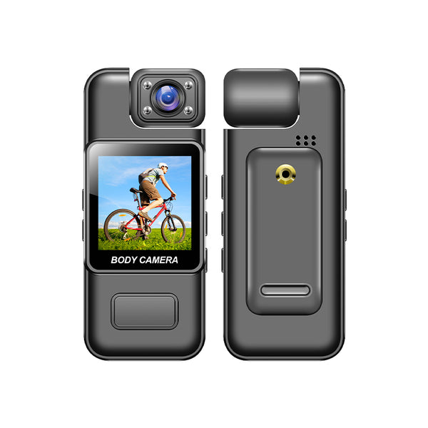 Sakerplus® 4K Body Cam With Rotatable Lens