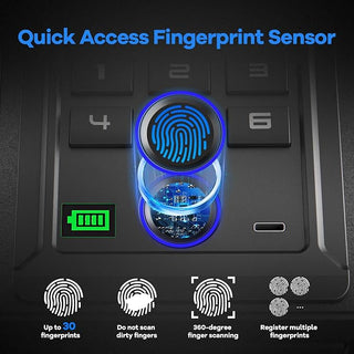 Saker Fingerprint Pop-up Safe