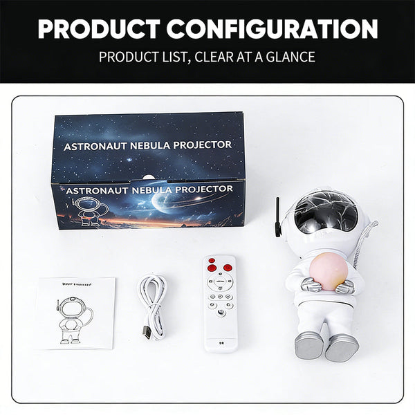 Sakerplus® 3 In 1 Astronaut Galaxy Projector