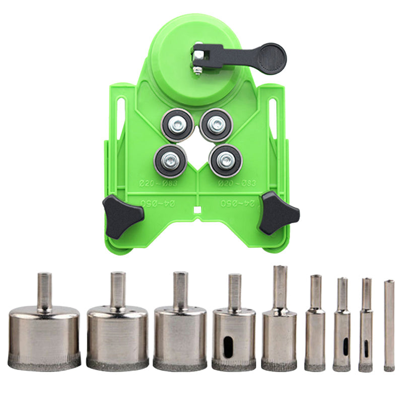Saker Adjustable Drill Bit Hole Saw Guide Jig