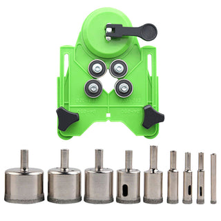 Saker Adjustable Drill Bit Hole Saw Guide Jig