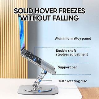 Saker Laptop Stand Aluminum Alloy Rotating Bracket