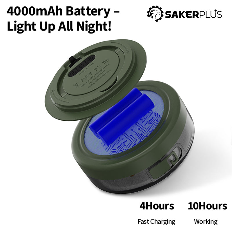 Sakerplus Rechargeable Outdoor Camping String Lights