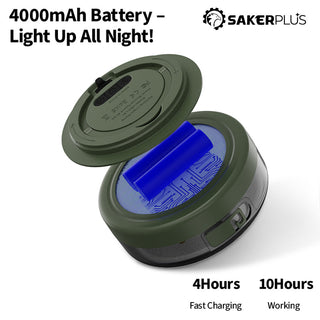 Sakerplus Rechargeable Outdoor Camping String Lights
