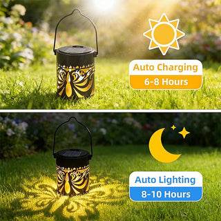 Sakerplus® Mandala Solar Outdoor Wall Lights