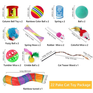 Sakerplus® Cat Toys Interactive Play Set