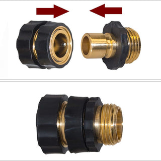Sakerplus® 3/4 Inch Garden Hose Quick Connector