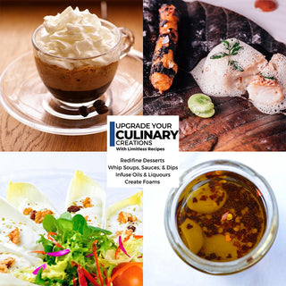 Sakerplus® Whipped Cream Dispenser Aluminum Professional