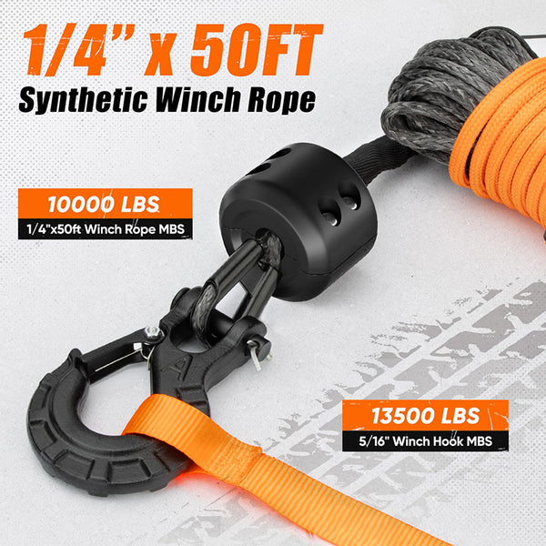 Sakerplus® Heavy Duty Synthetic Winch Rope