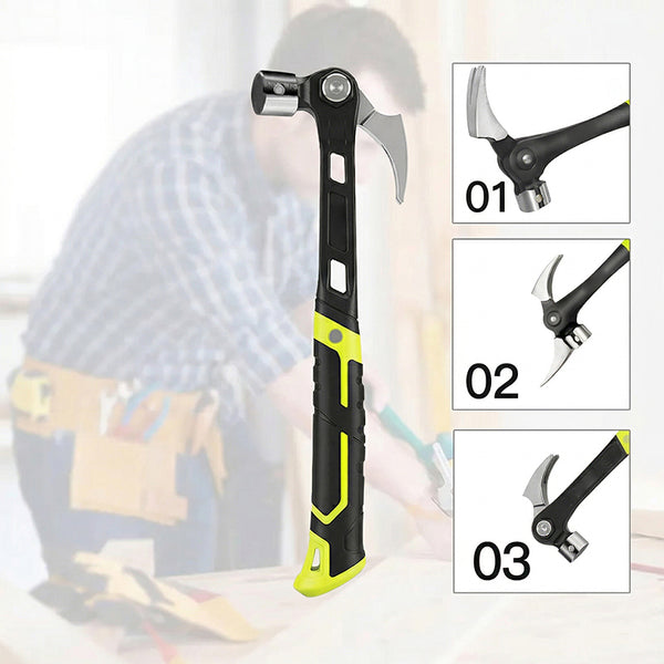 Sakerplus® Multifunctional Adjustable Indexing Rip Claw Hammer