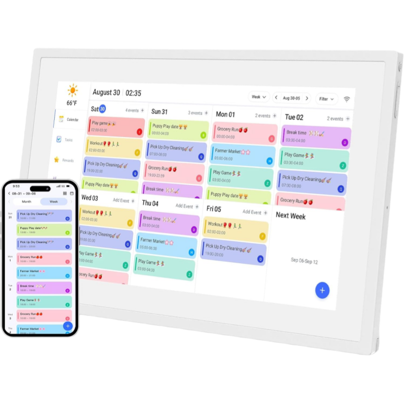 Sakerplus® Smart WiFi Digital Family Calendar