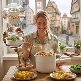 Sakerplus® Portable Electric Hot Pot Cooker