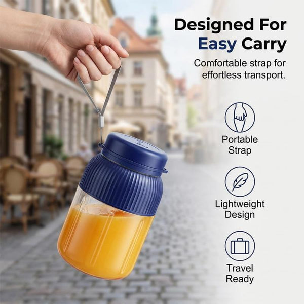 Sakerplus® Portable Wireless Blender Cup With Dual Lids