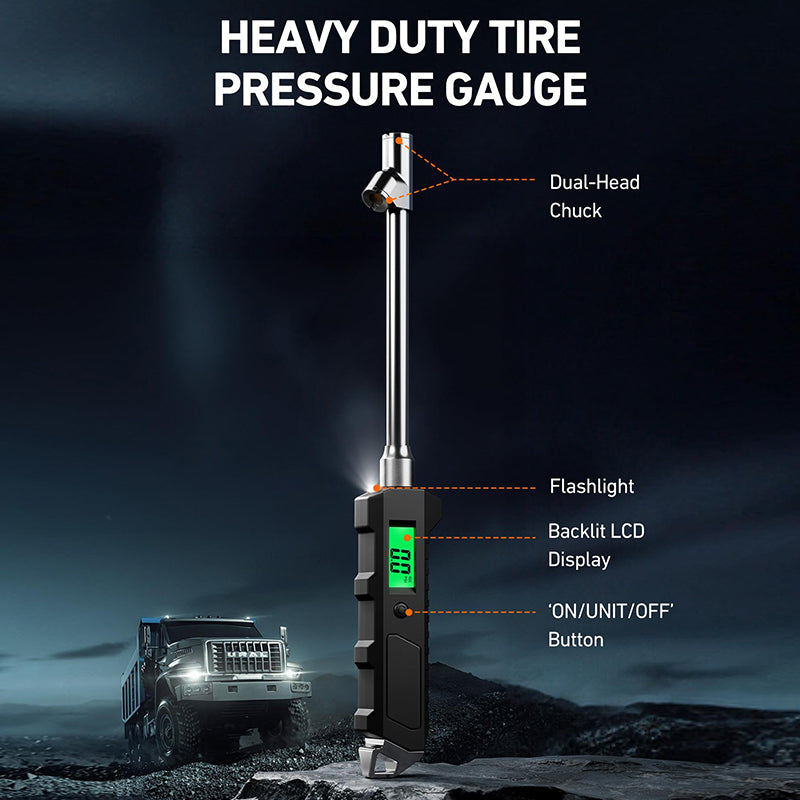 Sakerplus Heavy Duty Digital Tire Gauge