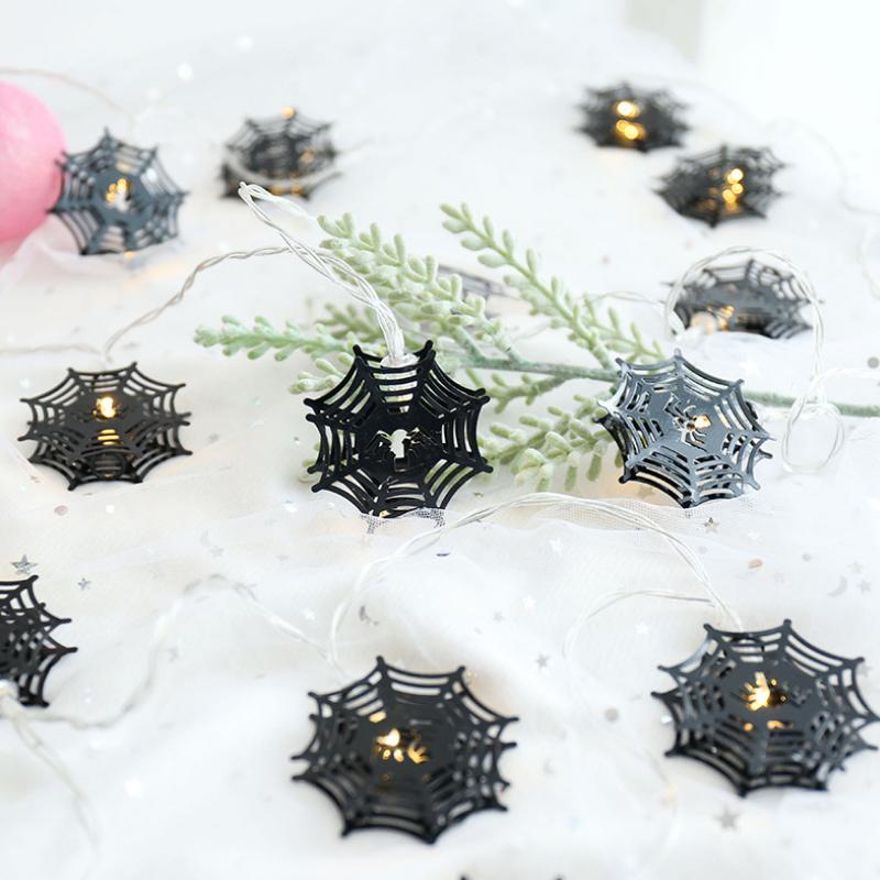 Saker Halloween Spider Web String Light