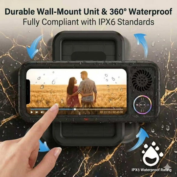 Sakerplus® Waterproof Bluetooth Shower Phone Holder