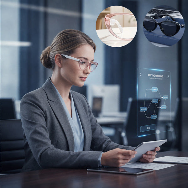 Sakerplus® Smart AI Glasses With Real-Time Translation