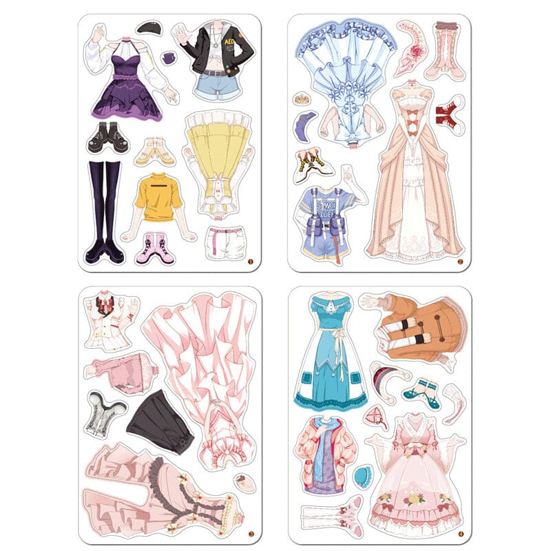 Sank Magnetic Princess Dress Up Paper Doll