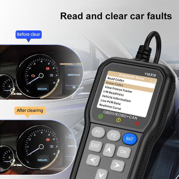 Sakerplus® Professional OBD Scanner Car Diagnostic Tool