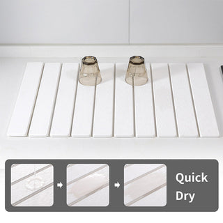 Sakerplus Collapsible Diatomaceous Dish Drying Mat
