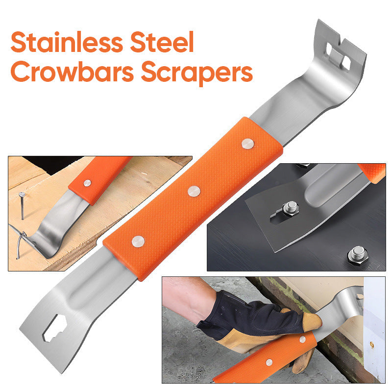 SAKER® Stainless Steel Crowbars Scrapers
