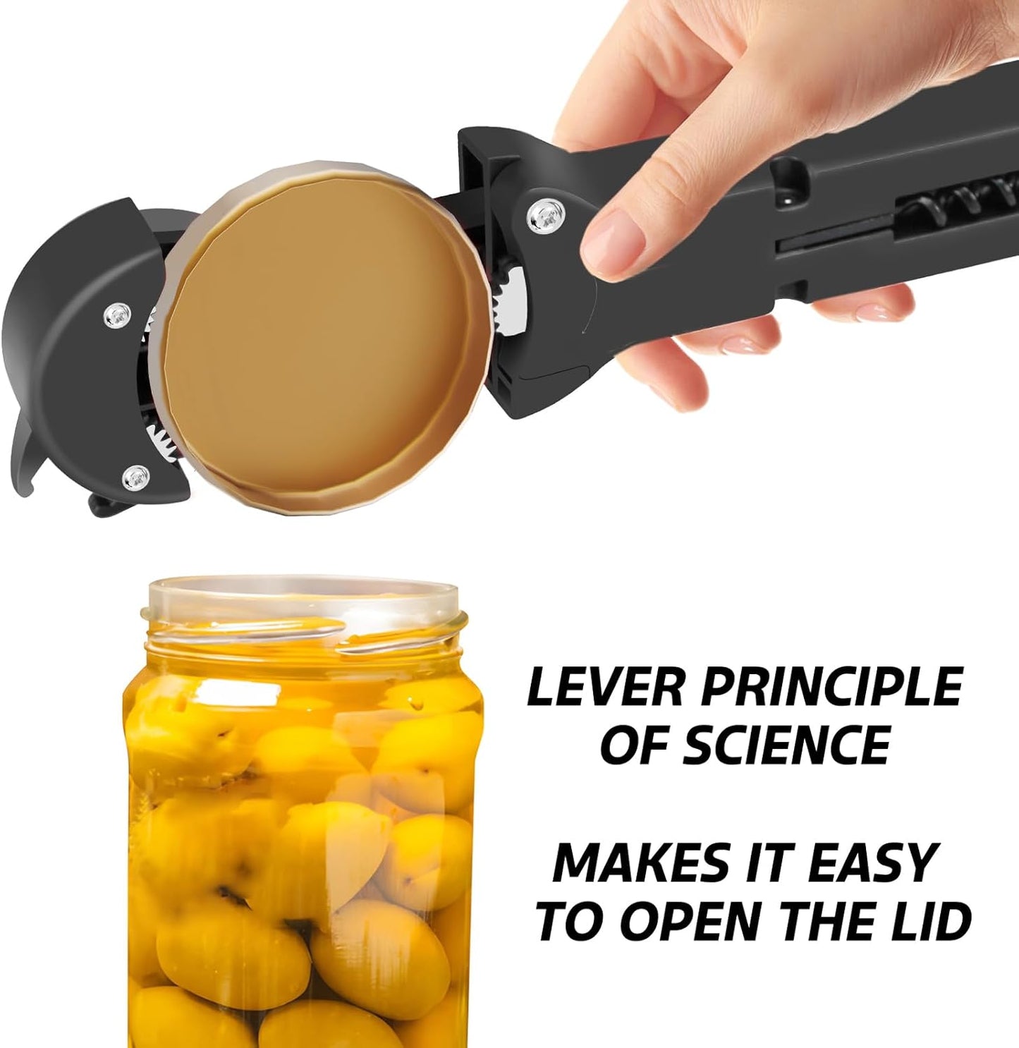 Sakerplus Retractable Magnetic Jar Opener