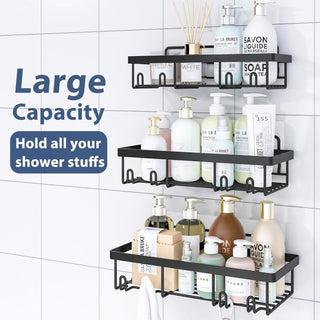 Sakerplus® 5 Pack Stainless Steel Shower Organizer