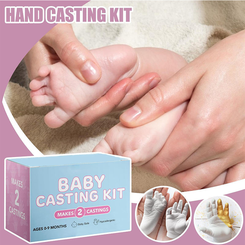 Sakerplus® Baby Footprint And Hand Casting Kit