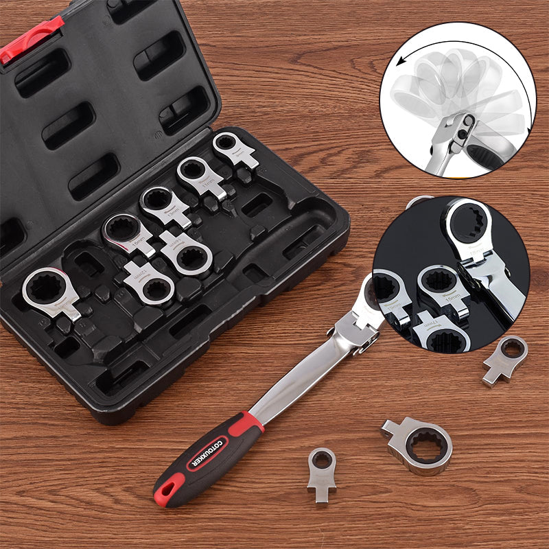 Sakerplus 12-in-1 Quick Ratchet Wrench Set