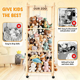 Sakerplus® Stuffed Animal Storage Display Organizer Holder