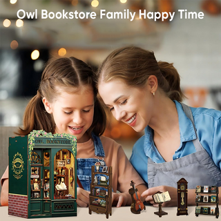 Sakerplus Mini Bookstore DIY Kit Decor