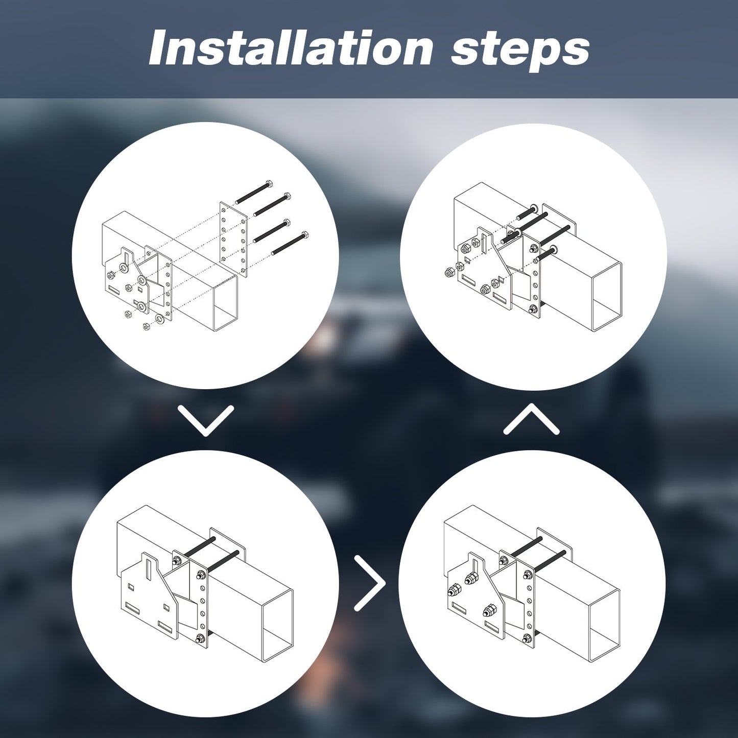 Sakerplus Spare Tire Carrier