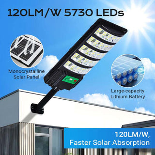 Sakerplus® Upgraded Solar Street Light for Outdoors