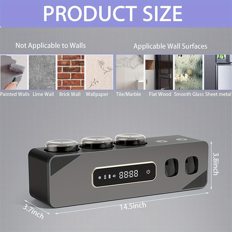 Sakerplus Toothbrush Holder for Bathrooms