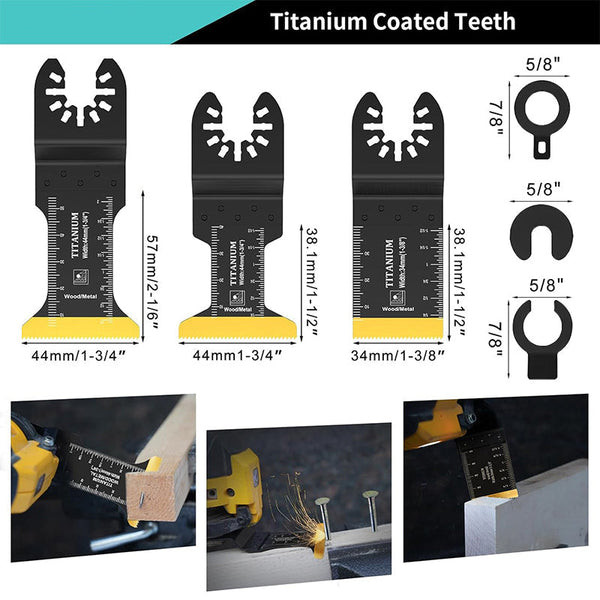 Sakerplus® Titanium Oscillating Saw Blades