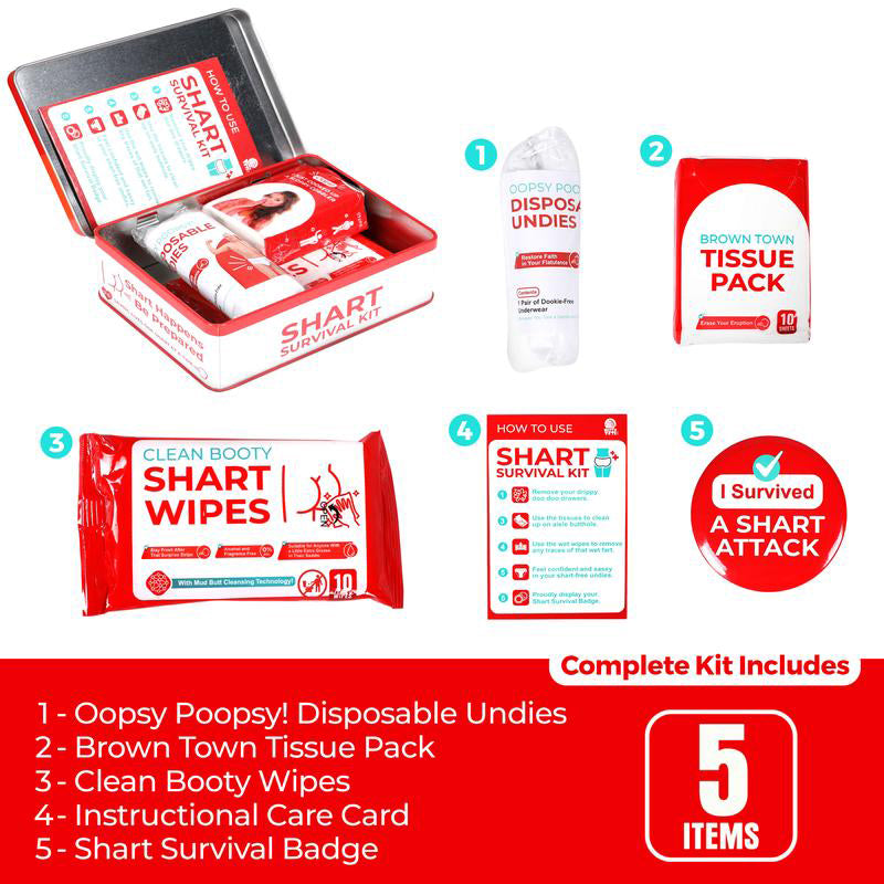 Sakerplus® Funny Shart Survival Prank Kit