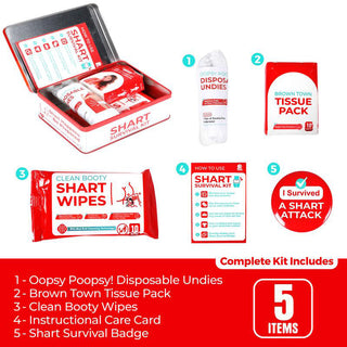 Sakerplus® Funny Shart Survival Prank Kit