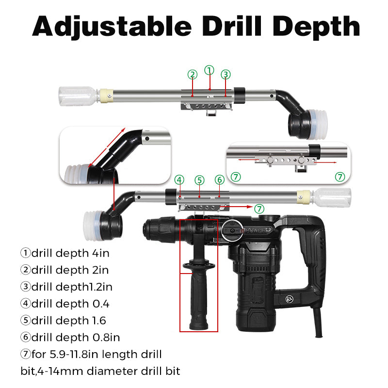 Sakerplus Electric Hammer Drill Dust Collector