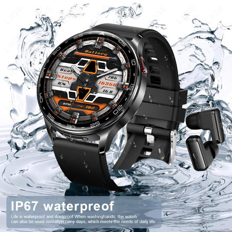 Sakerplus Smart Watch With Wireless Earbuds